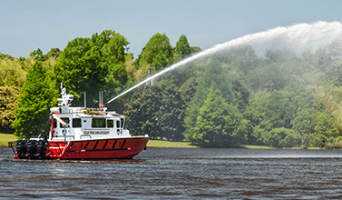 Silver Ships delivers fire and rescue boat to Islip New York
