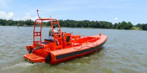 Silver Ships Ambar Series AM 700 small RHIB open pilothouse