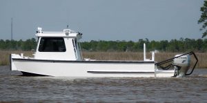 Silver Ships Endeavor Series simple boat with work platform