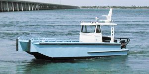 Silver Ships Explorer Series boat with pilothouse
