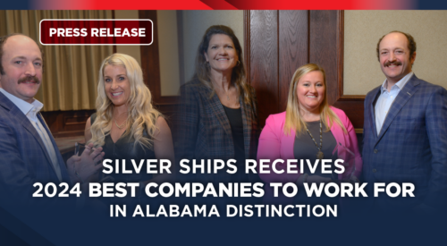 Silver Ships team receiving award