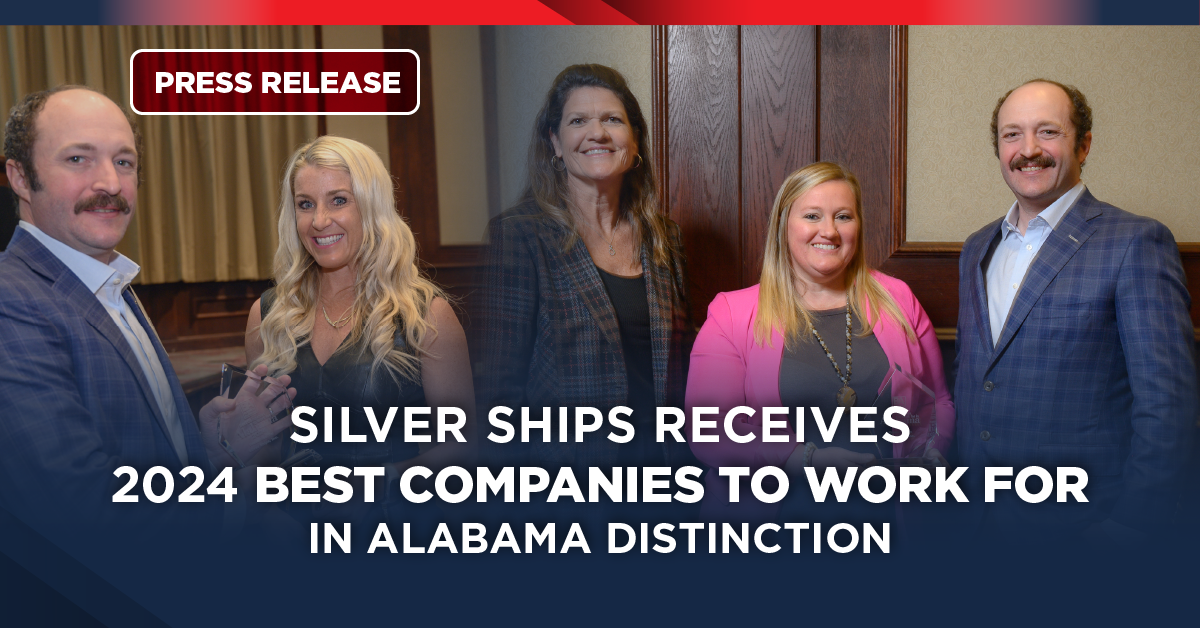 Silver Ships team receiving award